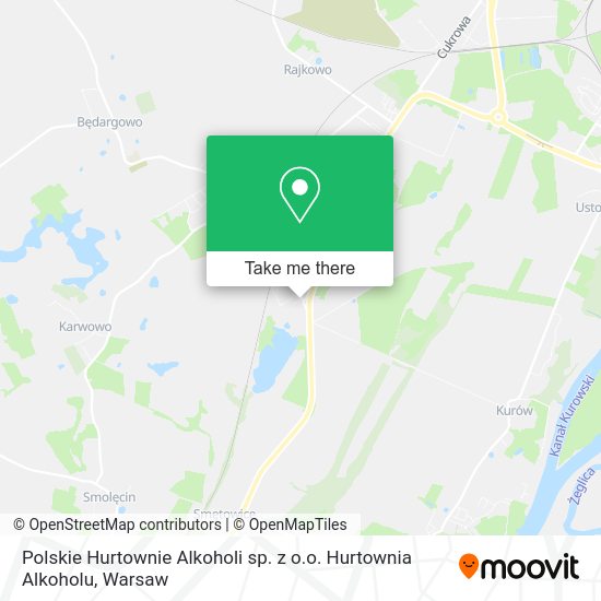 Polskie Hurtownie Alkoholi sp. z o.o. Hurtownia Alkoholu map