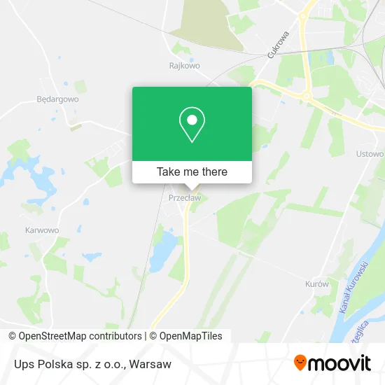 Карта Ups Polska sp. z o.o.