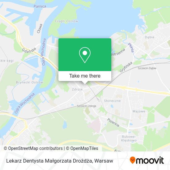 Lekarz Dentysta Małgorzata Drożdża map