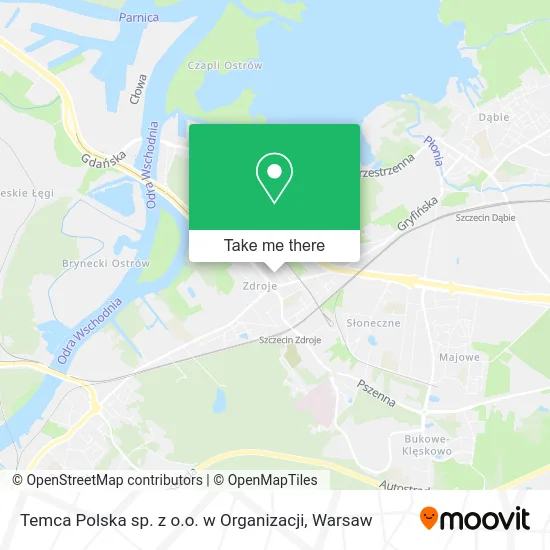 Карта Temca Polska sp. z o.o. w Organizacji