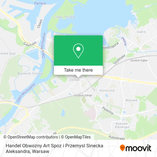Карта Handel Obwozny Art Spoz i Przemysl Sinecka Aleksandra
