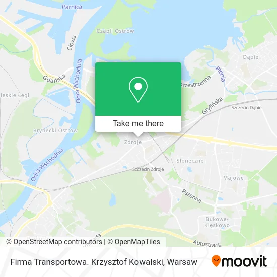 Карта Firma Transportowa. Krzysztof Kowalski