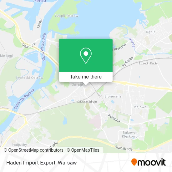 Карта Haden Import Export