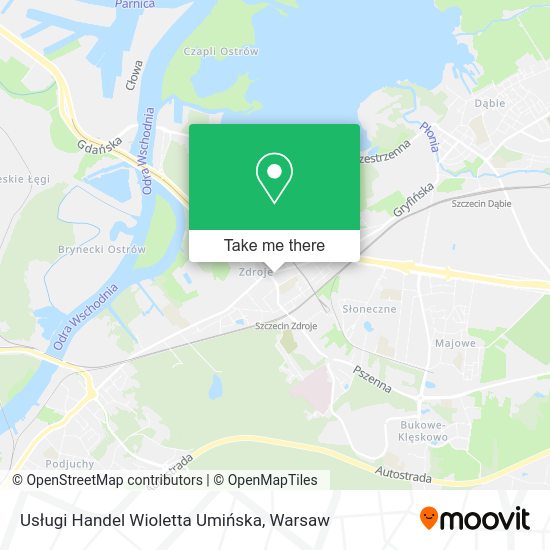 Usługi Handel Wioletta Umińska map