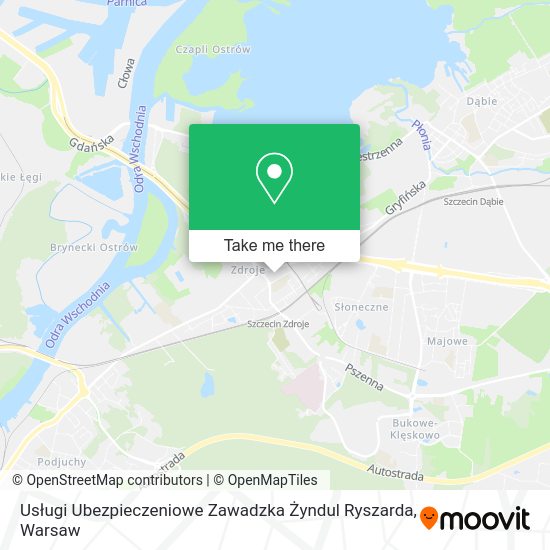 Usługi Ubezpieczeniowe Zawadzka Żyndul Ryszarda map