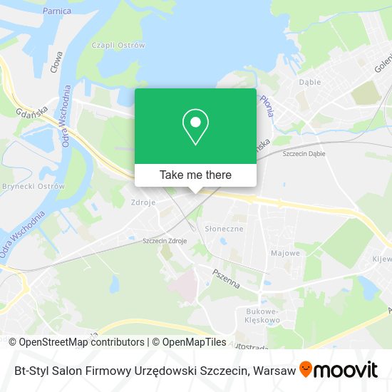 Bt-Styl Salon Firmowy Urzędowski Szczecin map