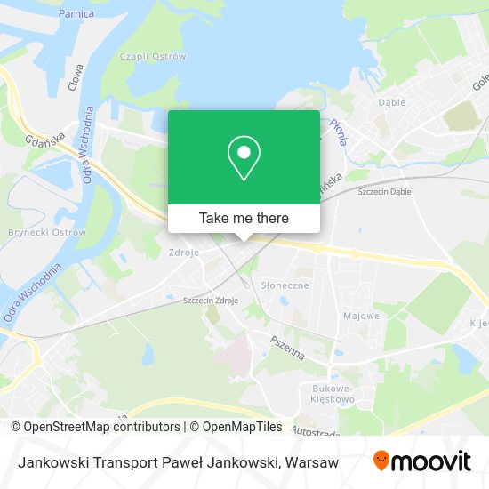 Jankowski Transport Paweł Jankowski map