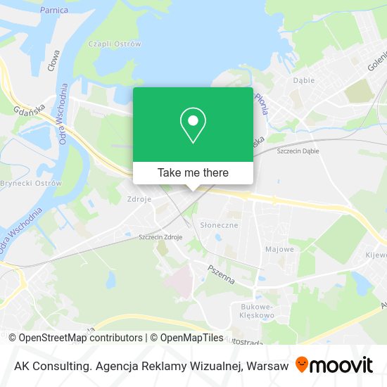 AK Consulting. Agencja Reklamy Wizualnej map