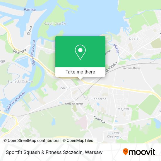 Sportfit Squash & Fitness Szczecin map