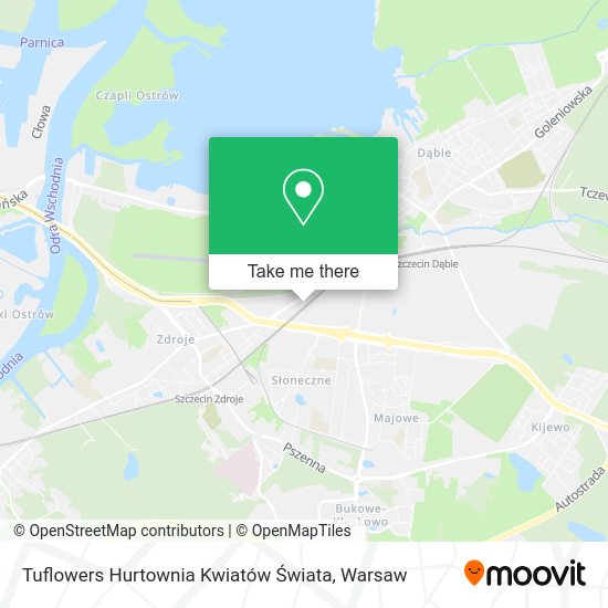 Tuflowers Hurtownia Kwiatów Świata map