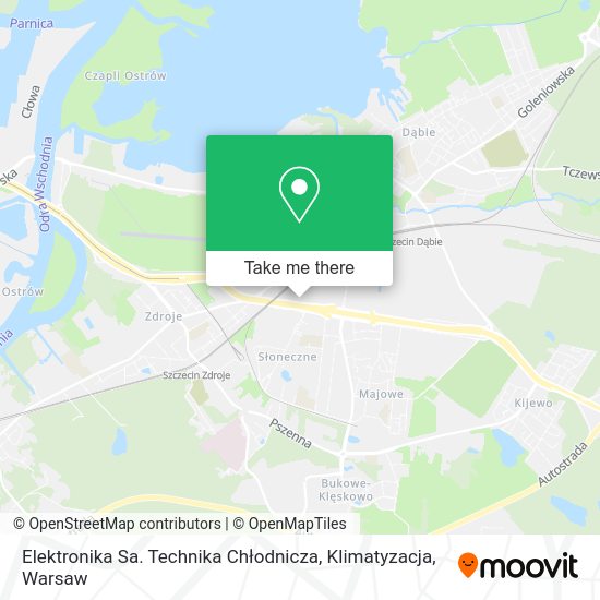 Elektronika Sa. Technika Chłodnicza, Klimatyzacja map