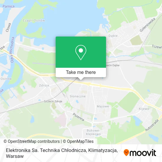Elektronika Sa. Technika Chłodnicza, Klimatyzacja map