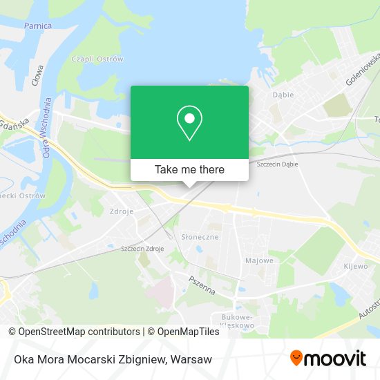 Oka Mora Mocarski Zbigniew map