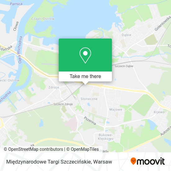 Międzynarodowe Targi Szczecińskie map