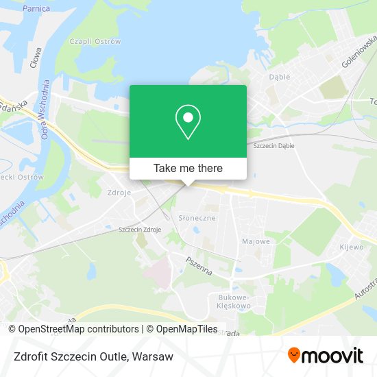 Zdrofit Szczecin Outle map