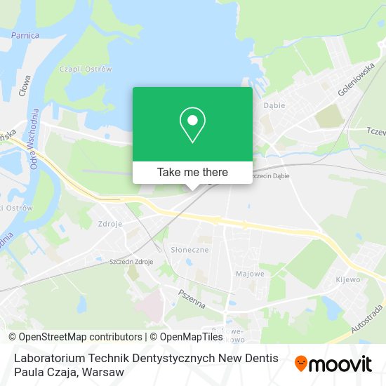 Laboratorium Technik Dentystycznych New Dentis Paula Czaja map