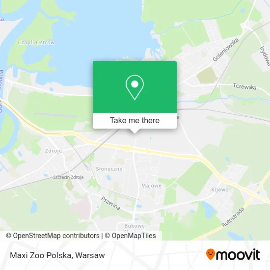 Карта Maxi Zoo Polska
