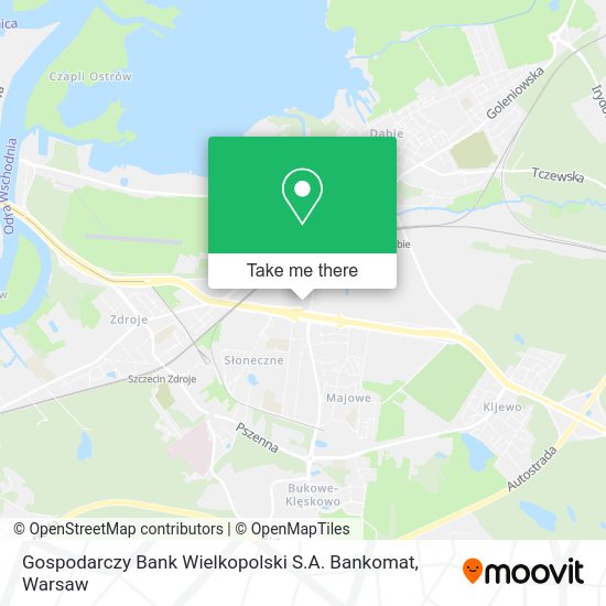 Gospodarczy Bank Wielkopolski S.A. Bankomat map