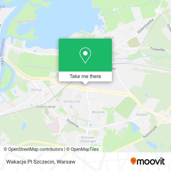 Wakacje.Pl Szczecin map