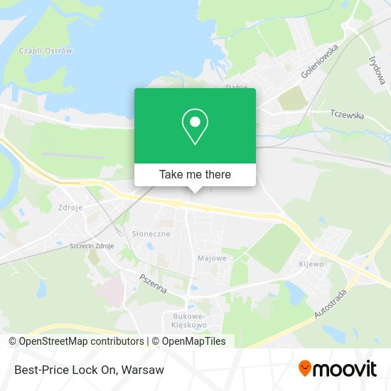 Best-Price Lock On map