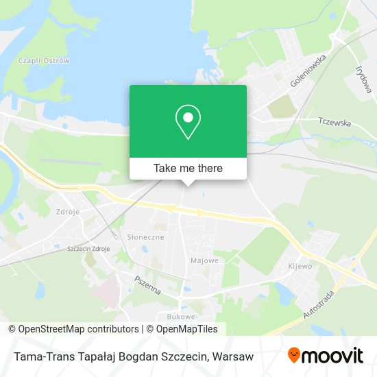 Tama-Trans Tapałaj Bogdan Szczecin map