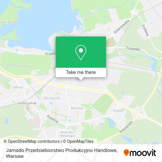 Jamado Przedsiebiorstwo Produkcyjno Handlowe map