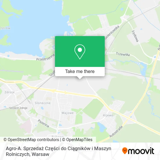 Карта Agro-A. Sprzedaż Części do Ciągników i Maszyn Rolniczych