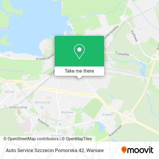 Карта Auto Service Szczecin Pomorska 42