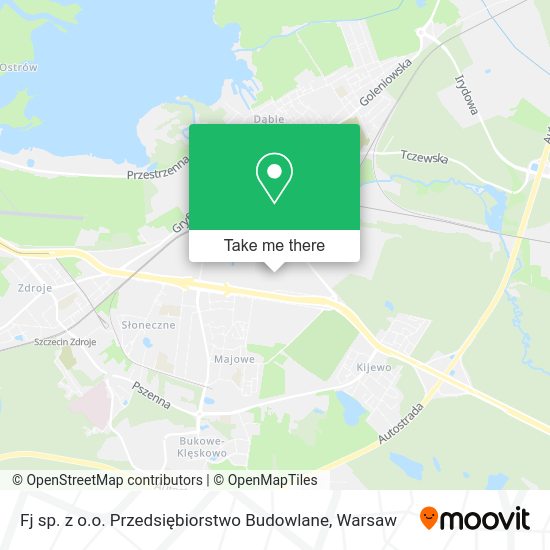 Fj sp. z o.o. Przedsiębiorstwo Budowlane map