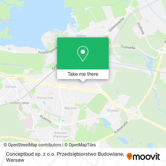 Conceptbud sp. z o.o. Przedsiębiorstwo Budowlane map