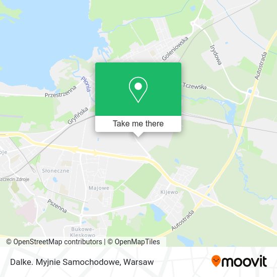 Dalke. Myjnie Samochodowe map