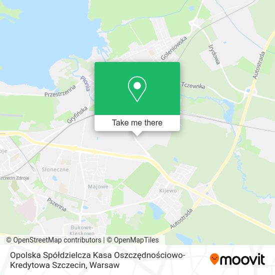 Opolska Spółdzielcza Kasa Oszczędnościowo-Kredytowa Szczecin map