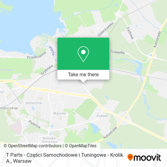 T Parts - Części Samochodowe i Tuningowe - Królik A. map