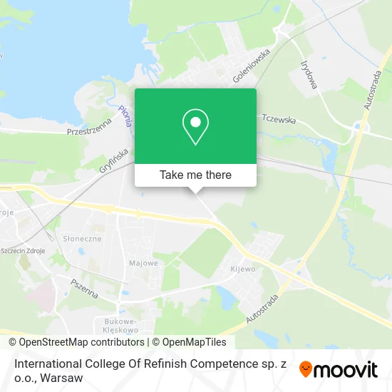 Карта International College Of Refinish Competence sp. z o.o.