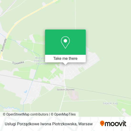 Usługi Porządkowe Iwona Piotrzkowska map