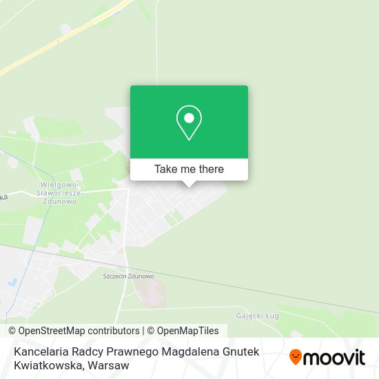 Kancelaria Radcy Prawnego Magdalena Gnutek Kwiatkowska map