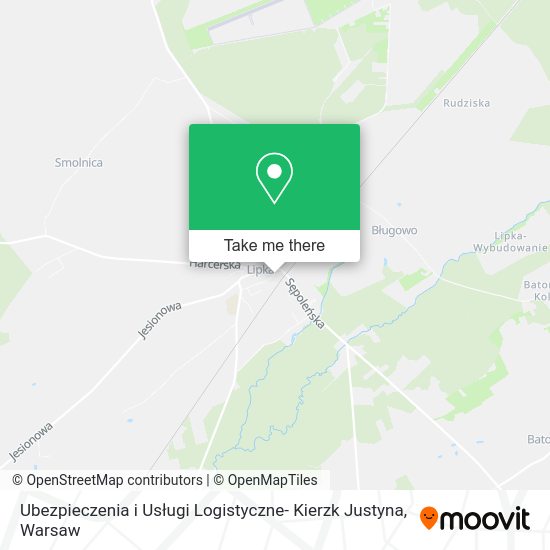 Ubezpieczenia i Usługi Logistyczne- Kierzk Justyna map