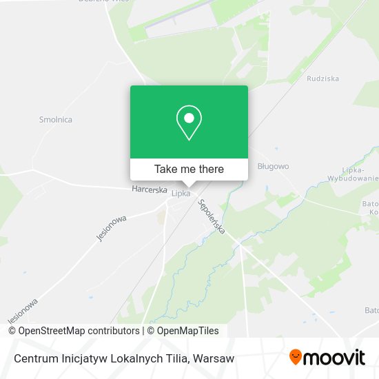 Centrum Inicjatyw Lokalnych Tilia map