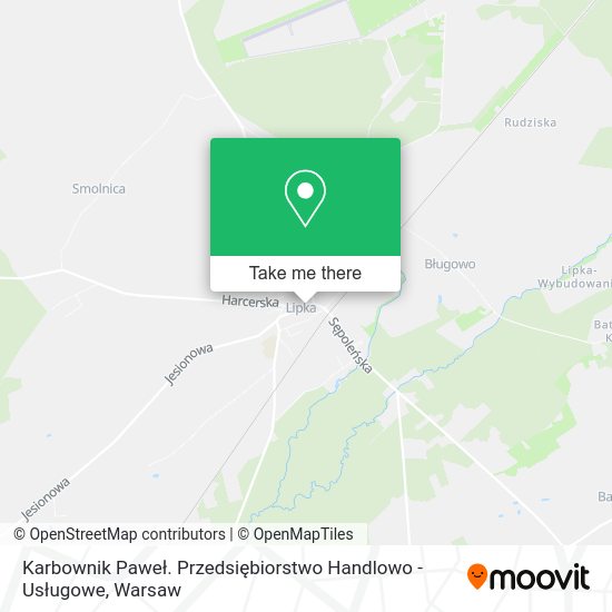 Karbownik Paweł. Przedsiębiorstwo Handlowo - Usługowe map