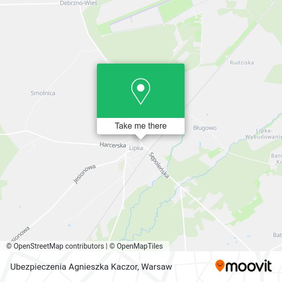 Ubezpieczenia Agnieszka Kaczor map