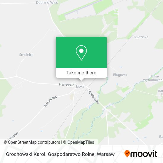 Grochowski Karol. Gospodarstwo Rolne map