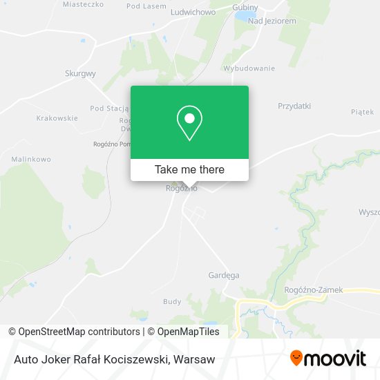 Auto Joker Rafał Kociszewski map