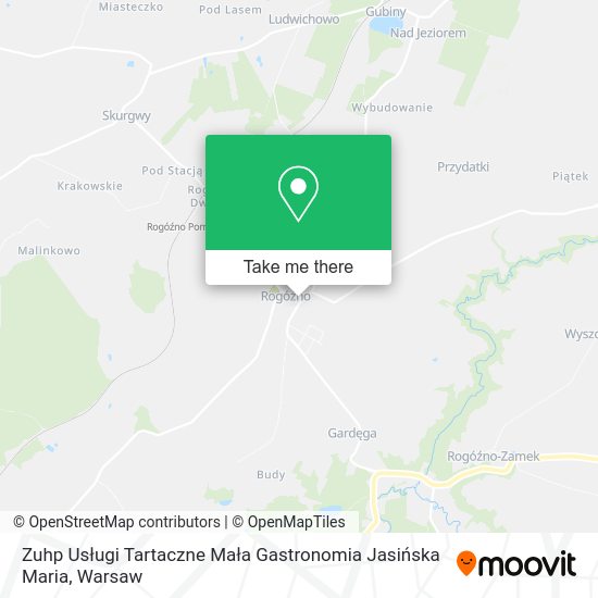 Zuhp Usługi Tartaczne Mała Gastronomia Jasińska Maria map