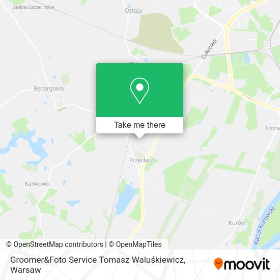 Groomer&Foto Service Tomasz Waluśkiewicz map