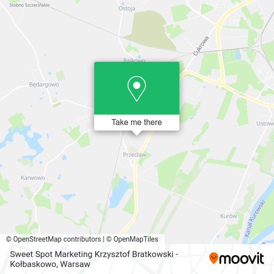 Sweet Spot Marketing Krzysztof Bratkowski - Kołbaskowo map