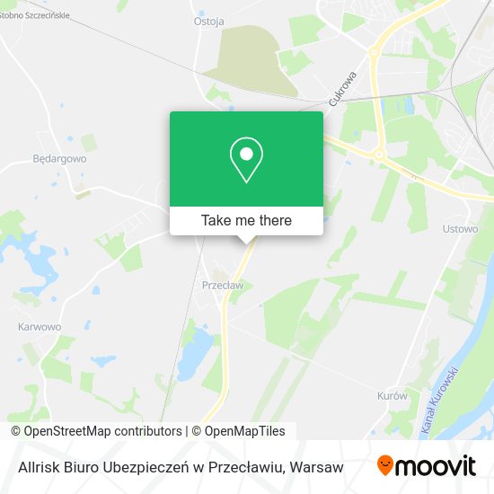 Allrisk Biuro Ubezpieczeń w Przecławiu map