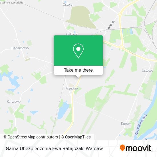 Gama Ubezpieczenia Ewa Ratajczak map