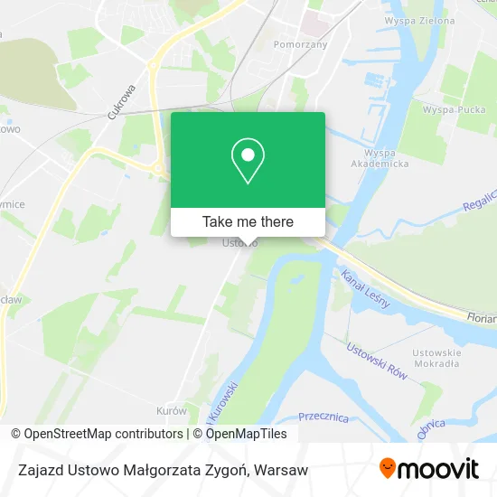 Zajazd Ustowo Małgorzata Zygoń map