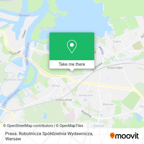 Prasa. Robotnicza Spółdzielnia Wydawnicza map