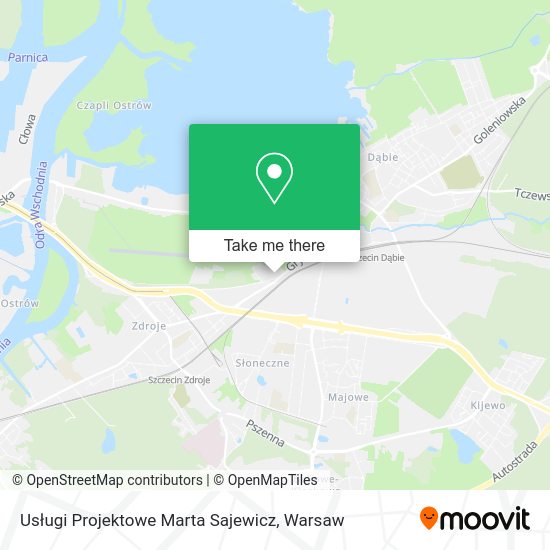 Usługi Projektowe Marta Sajewicz map